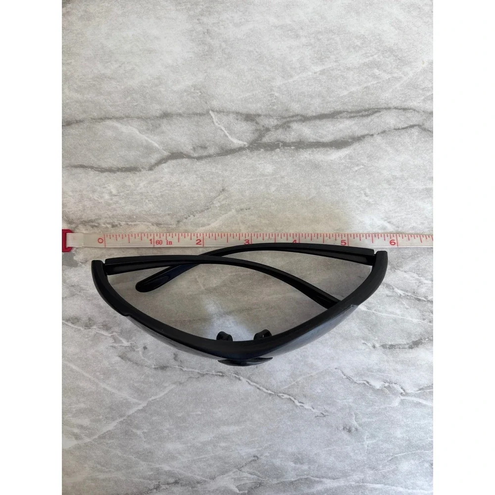GTV Z87+ Sport Sunglasses Men OS Black Excellent Wrap Around Shield Y2K Style